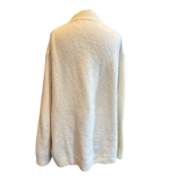 Oversized Soft Elizabeth & James Baggy Cream Comfy Sweater - Picture 4 of 9